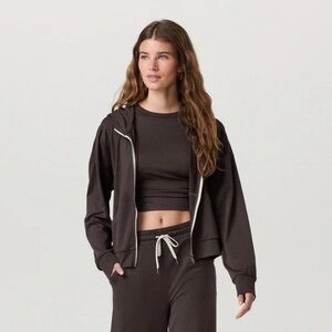 Vuori Halo Modern Full Zip (Java Heather)